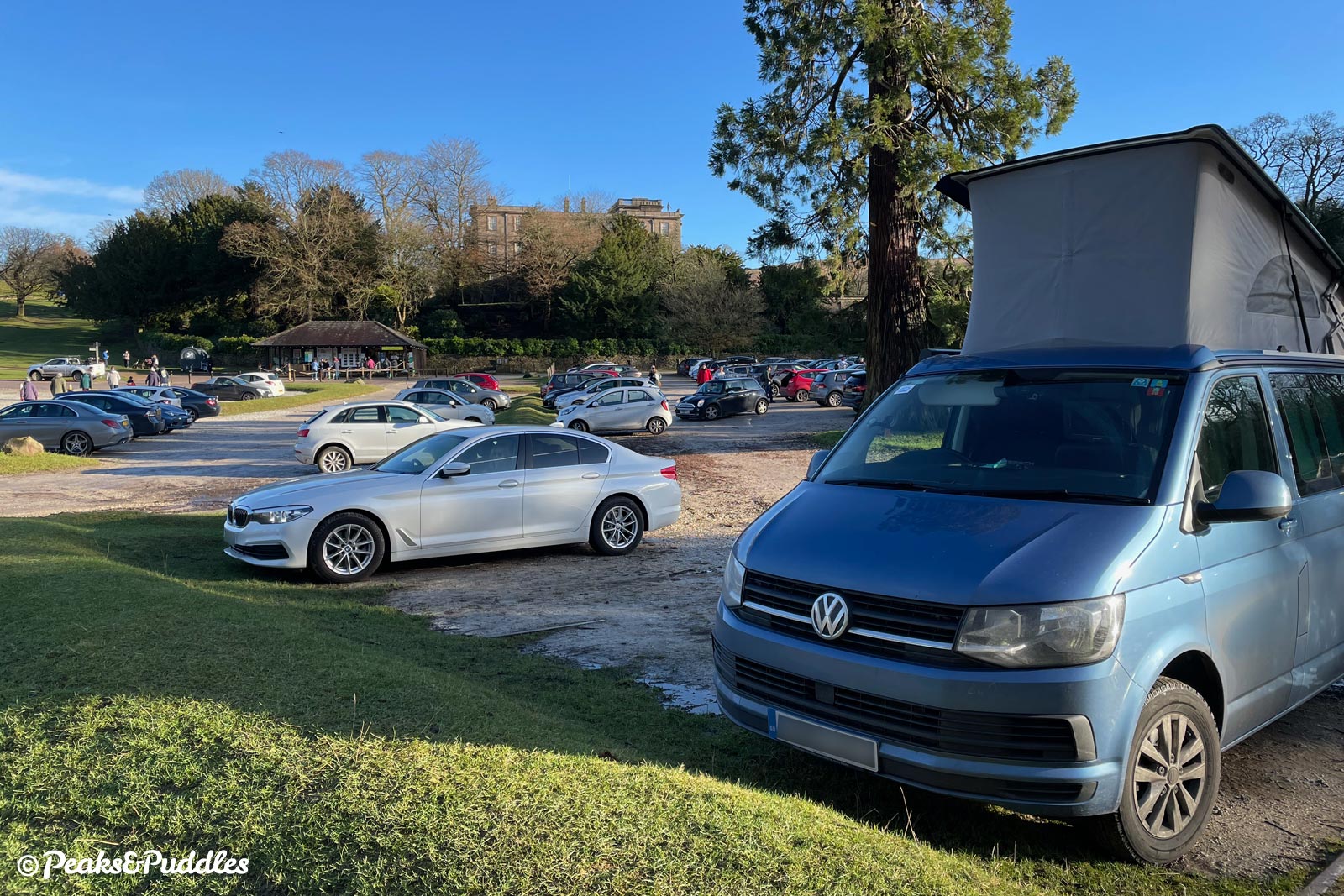 Even in the middle of the January lockdown, when people should've been staying local and travelling only if necessary, Lyme's car park was busy.