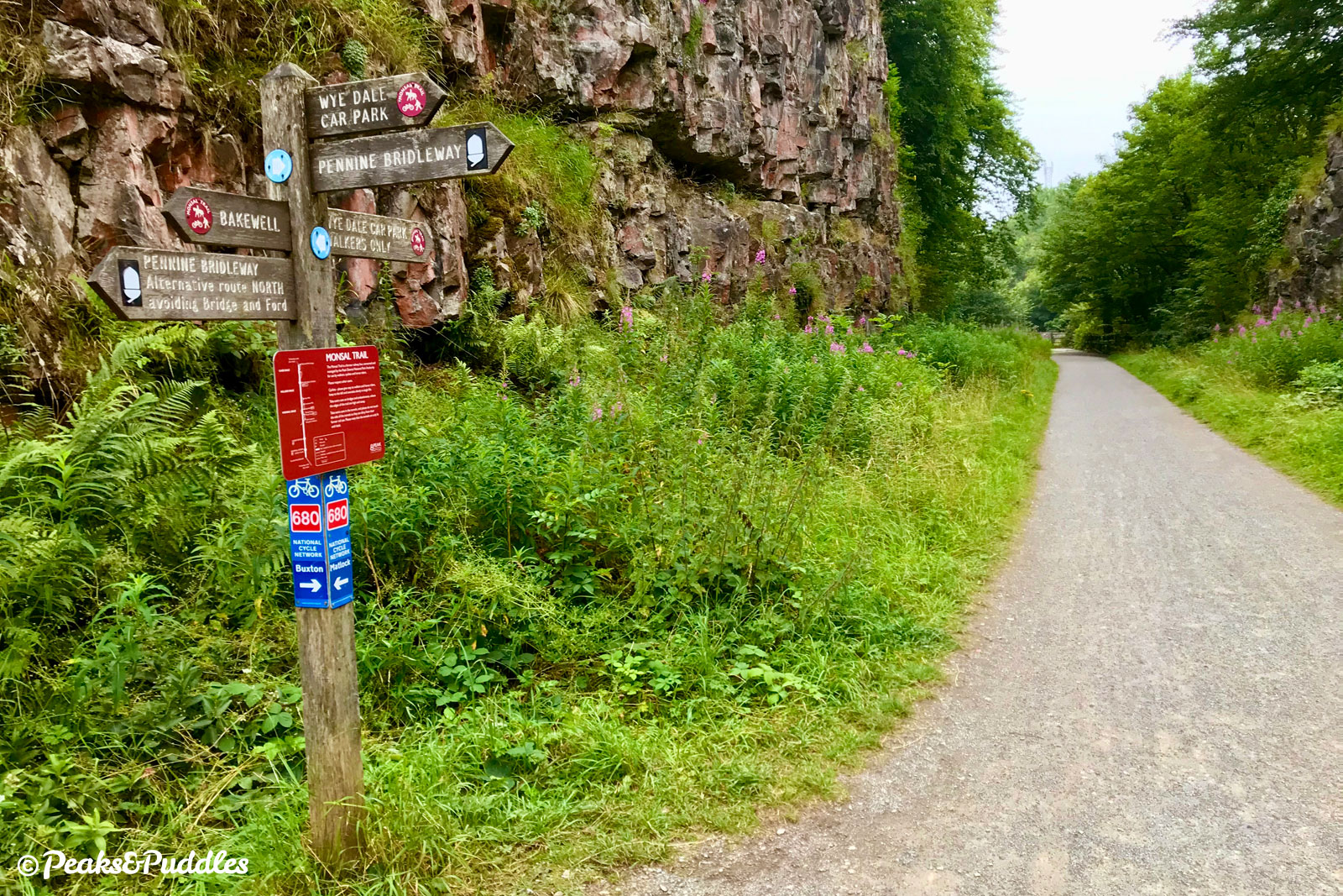 cycling the monsal trail